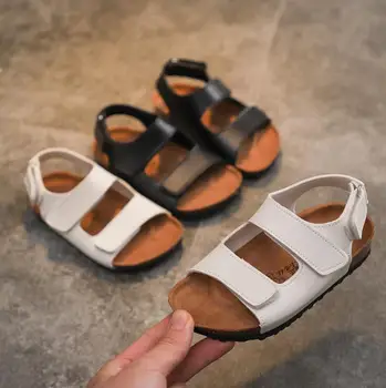 

Brand Boys Summer Open Toe Sports Sandals Children's Boy Hook and Loop Beach Sandals Kid Walking Running Shoes