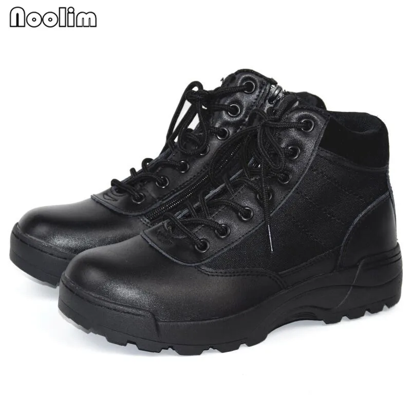 Новые американские военные кожаные ботинки для мужчин; армейские ботинки