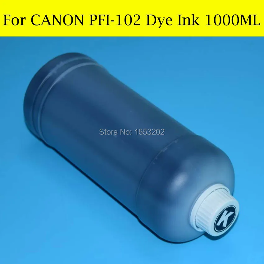 For Canon PFI-102 Dye Ink 1000ML 5