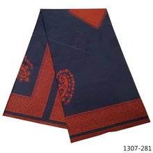 Полиэстер воск печатает ткань Анкара бинта настоящий воск высокого качества 6 ярдов африканская ткань для вечерние платья 1307-171