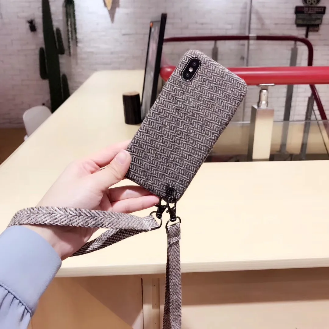 Ультратонкий тканевый чехол для телефона 6S 6 7 8 Plus XS Max SR кожаный iPhone