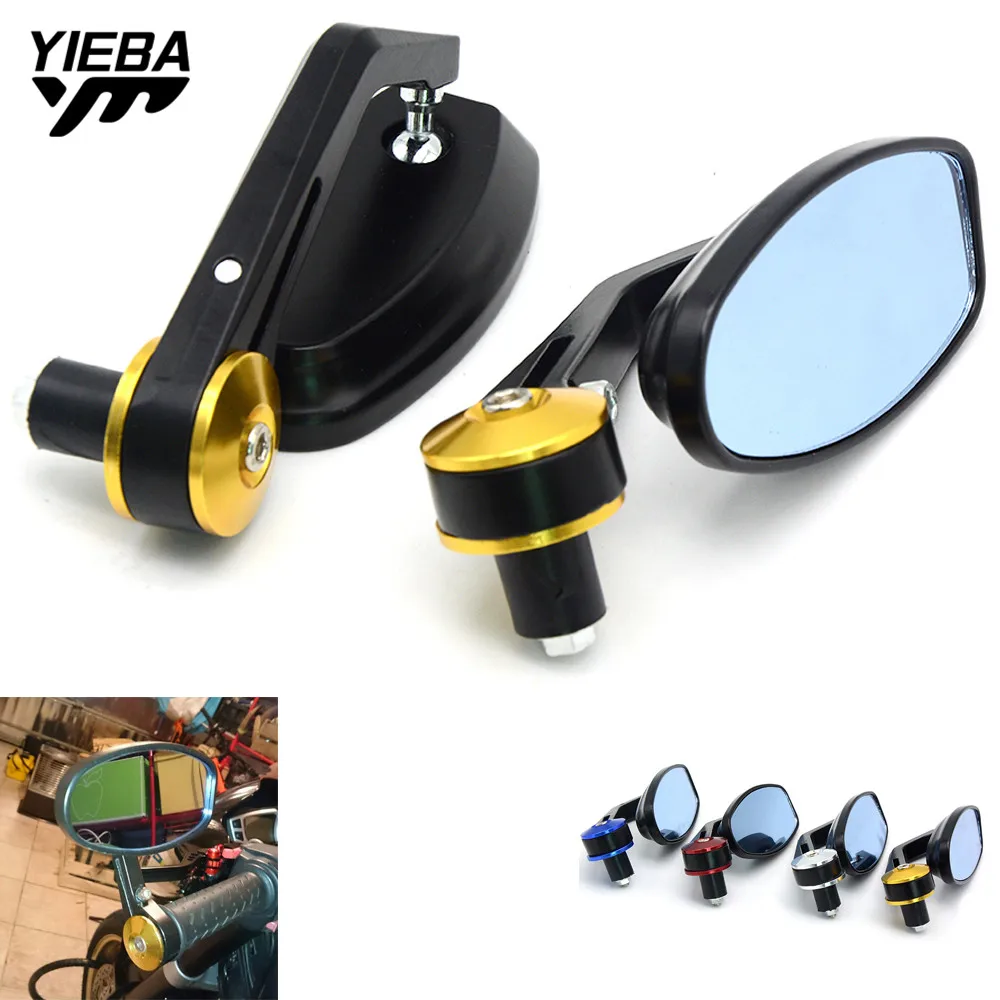 

22MM Handle Bar End Mirror Motorcycle Mirrors Rear View FOR Aprilia TUONO V4 1100 FACTORY STX CAFEAPR125-2 SRV 850 SR MOTARD 125