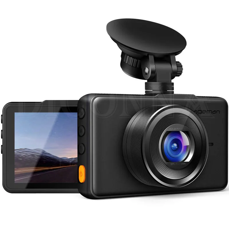 Черный 3," lcd 1080 P Full HD Автомобильный видеорегистратор камера видеорегистратор 170 ° камера для вождения с g-сенсором мини-видеокамера 3C25 - Цвет: Черный