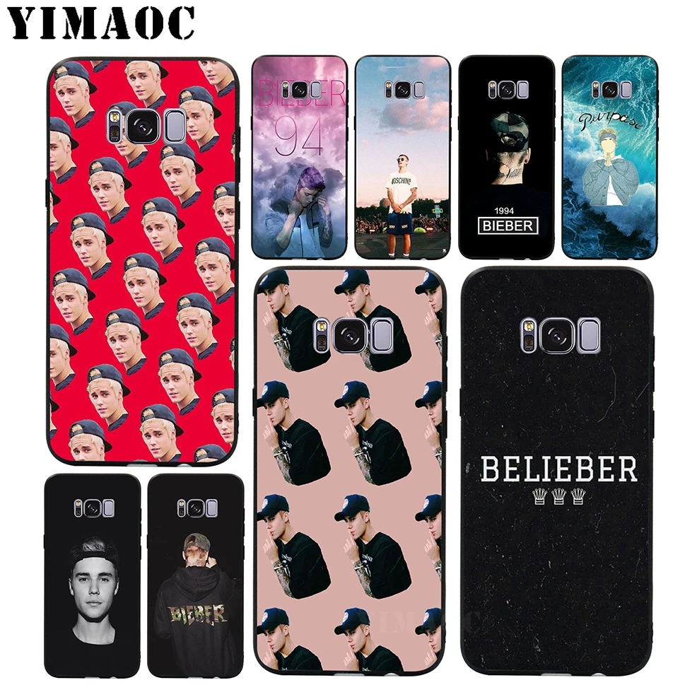 YIMAOC Justin Bieber shy boy Soft Silicone Case for Samsung Galaxy A3 A5 A6 Plus 2017 2016 S6 S7 Edge S8 S9 &amp Note 8 9 |
