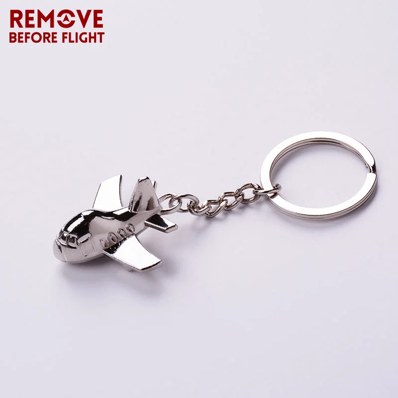 Remove Before Flight Creative Combat Aircraft Key Chain for Aviation Gifts Metal Plane Keychain Brand Jewelry Key Ring Chain2