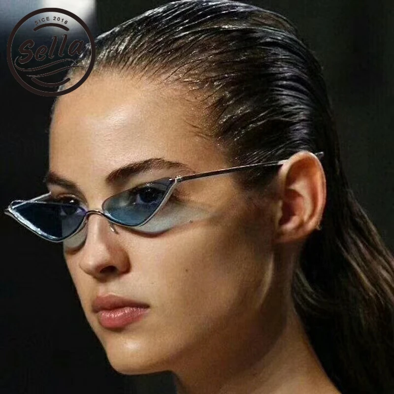 Sella Новое поступление модные женские солнцезащитные очки Cateye европейский стиль