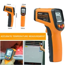 Инструмент для измерения температуры инфракрасный термометр с ЖК-дисплеем промышленный термометр температура тела ABS для MESTEK Бесконтактный