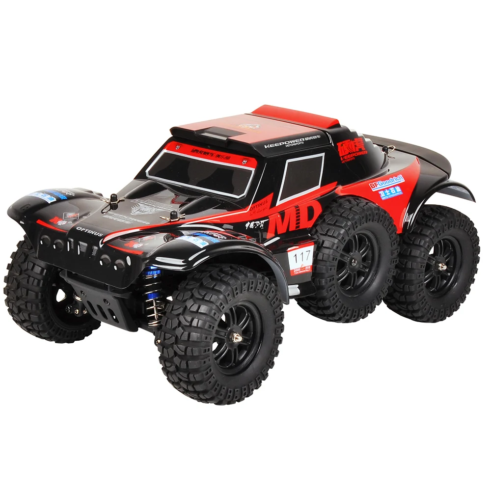 2,4G 4WD Bigfoot пульт дистанционного управления Rc автомобиль 60 км/ч высокая скорость Монстр Внедорожный гоночный автомобиль RTR Багги Монстр автомобиль игрушка с 3 батареями