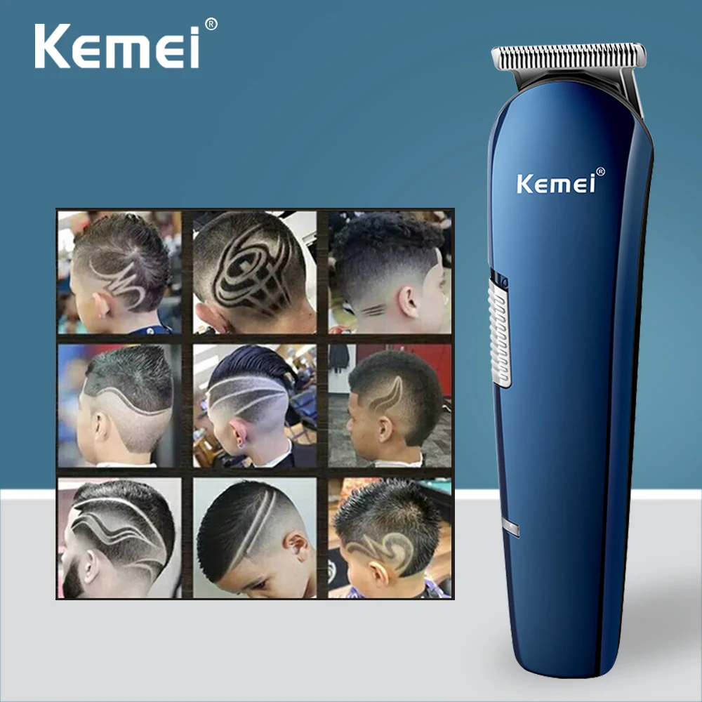 

Kemei Rechargeable Hair Trimmer Professional Hair Clipper for Men Electric Shaver Razor Nose Beard Trimmer Hair Cutting