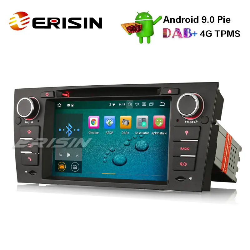Erisin ES4867B 7 &quotAndroid 9 0 Pie OS автомобильный стерео DVD CD DAB + GPS Navi для BMW E90 Saloon E92 Touring E93
