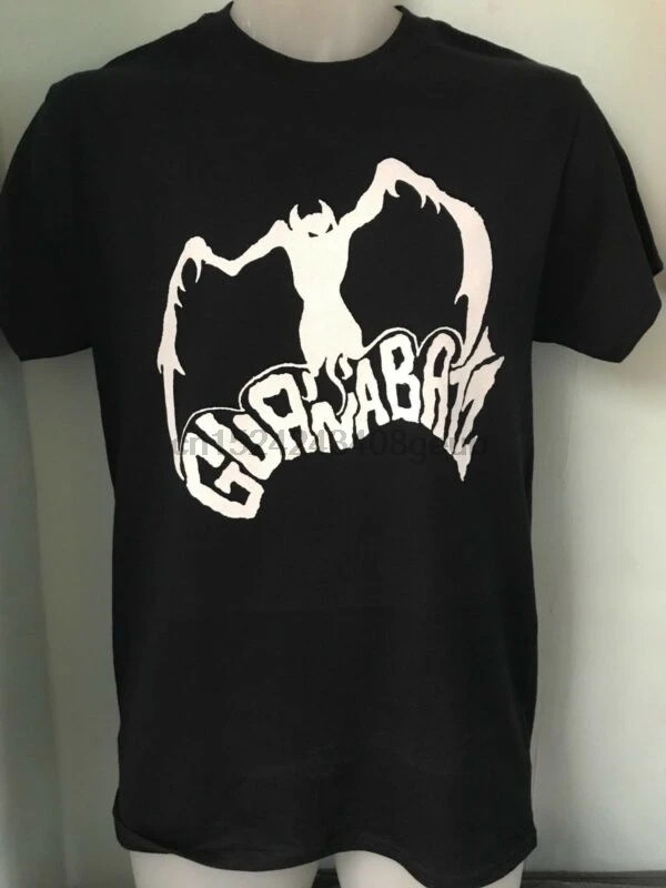 

GUANA BATZ BLACK PSYCHOBILLY T SHIRT meteors demented are go stingrays vinyl cd