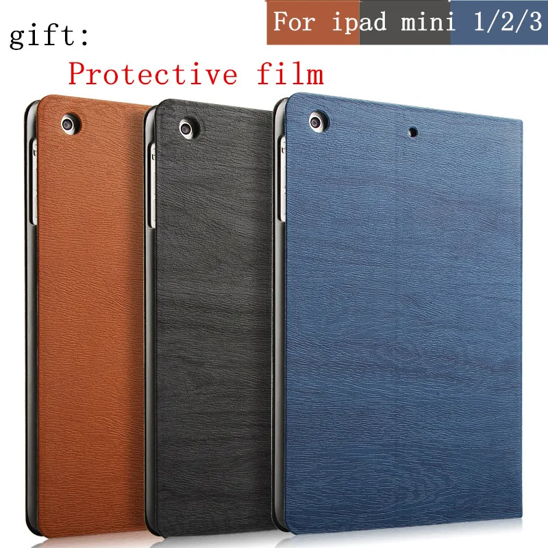 

Ultra-thin Smart case For iPad mini1 mini2 mini3 PU Leather Stand Cover For Apple iPad mini 1 2 3 case Wake Up/Sleep Function