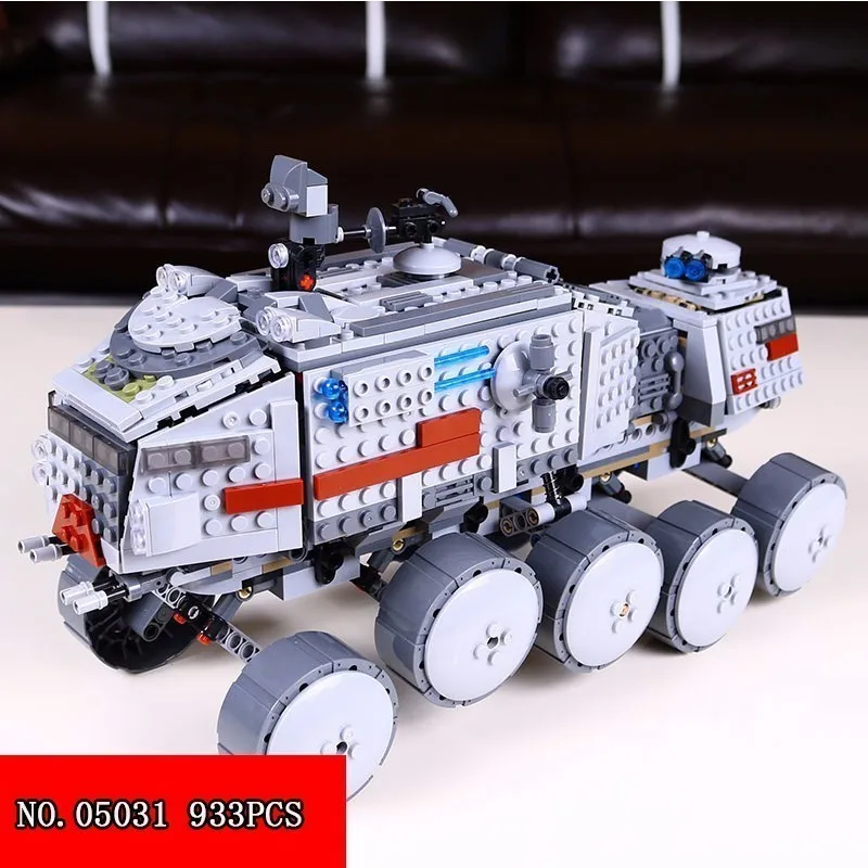

New Block Plastic Building Blocks 05031 Star Wars Tank Spelling Insert Alpinia Oxyphylla Block Children Toys 933pcs