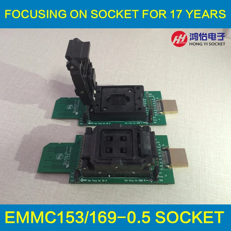 EMMC сокет программа флэш чип eMMC153 eMMC169 BGA169 BGA153 Android телефон данные Резервное