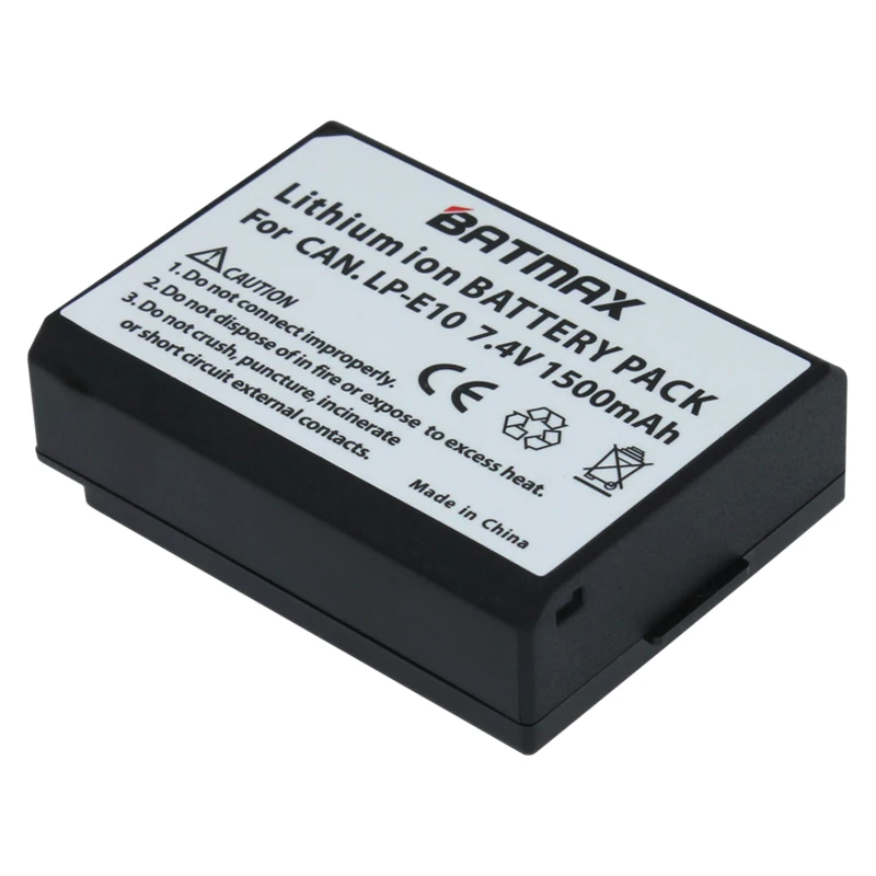 Batmax 1500mAh LP E10 LP E10 Digital Camera Battery for