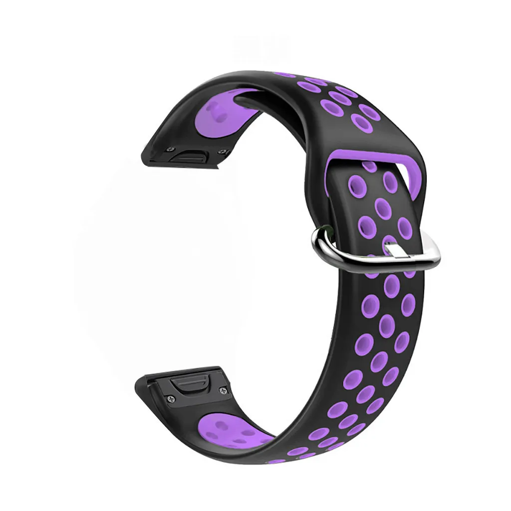 Силиконовый браслет на запястье для Garmin Fenix 5 Plus, умные часы с gps, сменный ремешок для мужчин, Т-образный ремешок, спортивные женские и мужские роскошные часы, ремешок 19Je21