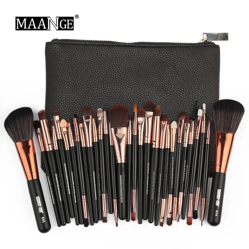 MAANGE 20 30pcs Pro Makeup Brushes Set Eye shadow Eyeliner Powder