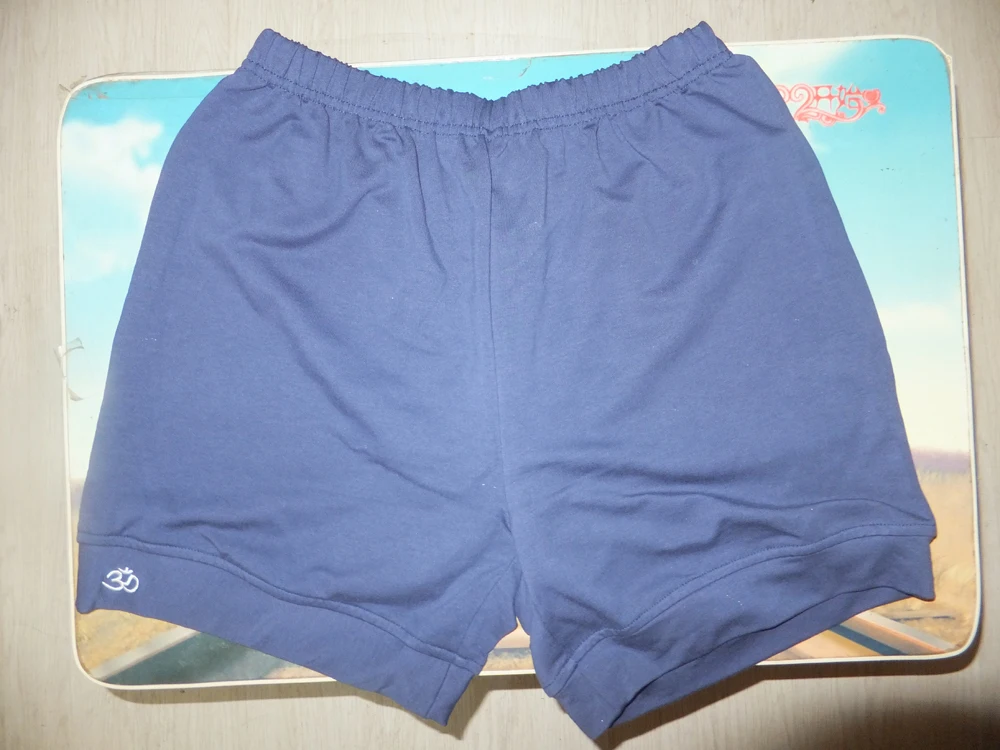 Homens iyengar shorts 95% algodão marinha shorts