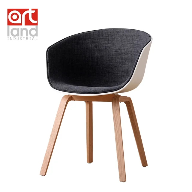 half upholstery modern design famous pp seat chair with wood frame