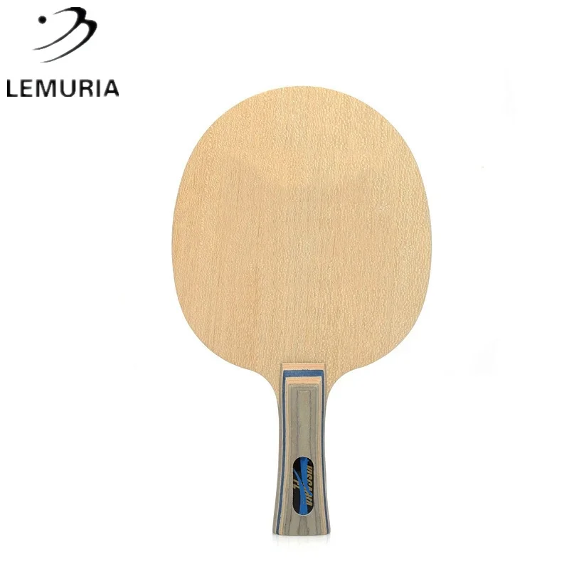 المهنية مضرب تنس طاولة ألياف الكربون شفرة 5 طبقات الخشب الخالص و 2 طبقات arylate الكربون viscaria FL بينغ بينغ بالدي