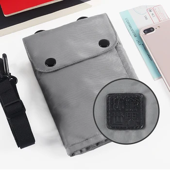 

Korean Version Single Shoulder Hanging Neck Travel Waterproof Passport Package RFID Anti-theft Multi-function ID Folder Dropship