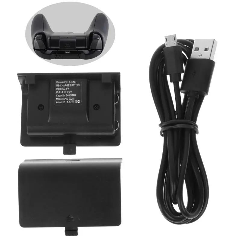 1 шт. Ni-MH 2400MAHCharger комплект аккумуляторная батарея+ USB кабель для Xbox One