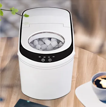 

Commercial Automatic Ice Maker Electric Bullet Round Block Ice Cube Making Machine 15kg/24H Small Bar Coffee Teamilk Shop