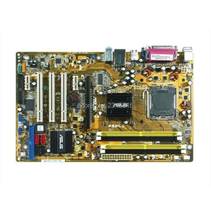 Для настольной материнской платы Asus P5PL2 945 разъем LGA 775 DDR2 оригинальная б/у материнская плата