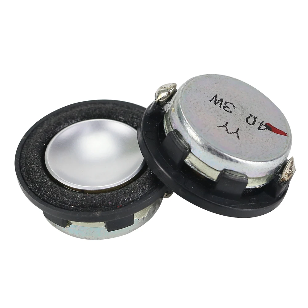 GHXAMP 1 INCH 4Ohm 3W Mini Speaker 28mm Full Range Sound Midrange bass Foam Side MP3 Speaker Round 1 Pairs