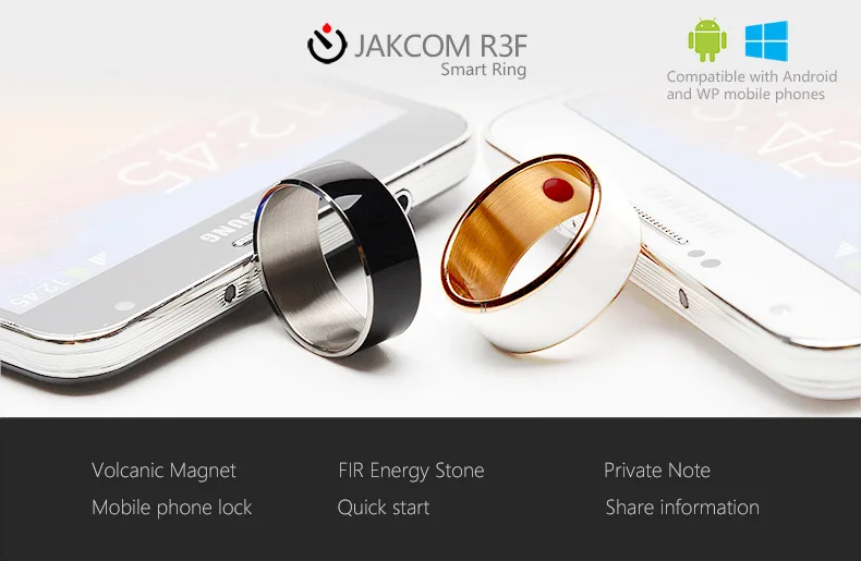 Jakcom R3F носимые устройства NFC смарт Кольцо anillos белый черный носить для samsung xiaomi sony LG IOS Android Окно NFC телефон