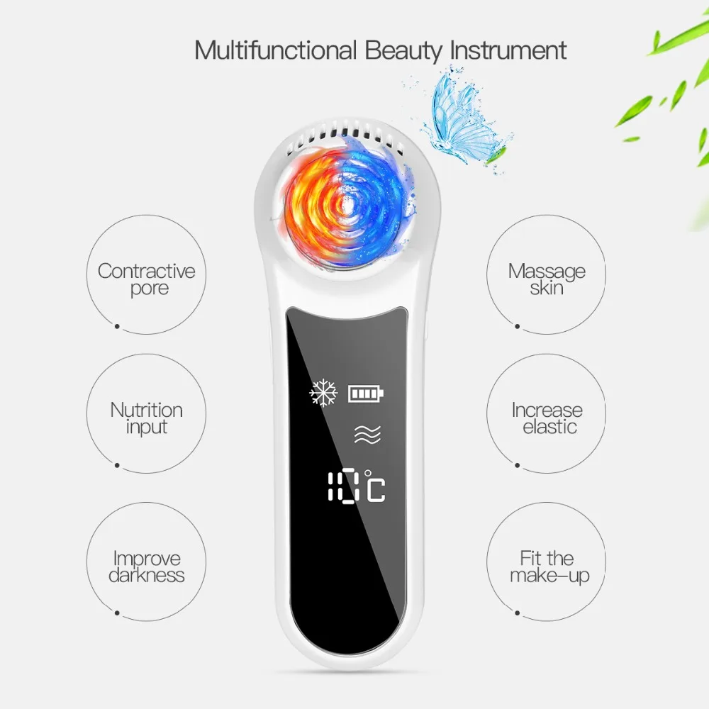 Ultrasonic Wave Face Pore Deep Cleaning Massager Sonic Vibration Lead-in Deep Cleansing Beauty Instrument Lymphatic Drainage 31 Ultrasonic Wave Face Pore Deep Cleaning Massager Sonic Vibration Lead-in Deep Cleansing Beauty Instrument Lymphatic Drainage 31