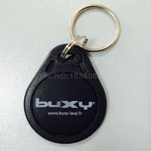 5000 шт. ISO14443A 7 байт 13,56 МГц Шелковый экран RFID IC 1K Брелоки для ключей жетон NFC тег брелоки