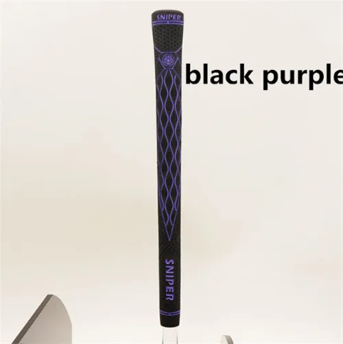 Новые женские Sniper Golf Driver Grip резиновые ручки для гольфа для леса Утюги нижнее белье 9 цветов мастерская сборка для женщин - Цвет: black purple