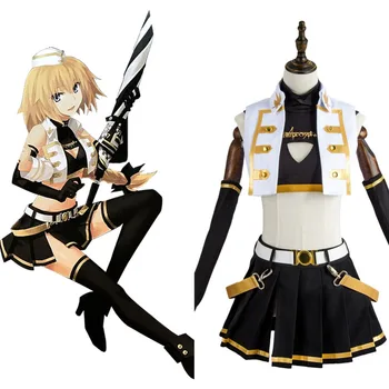 

Fate Apocrypha Cosplay FA Jeanne d'Arc Racing Suit Dress Uniform Cosplay Costume Adult Halloween Party Costume Full Set