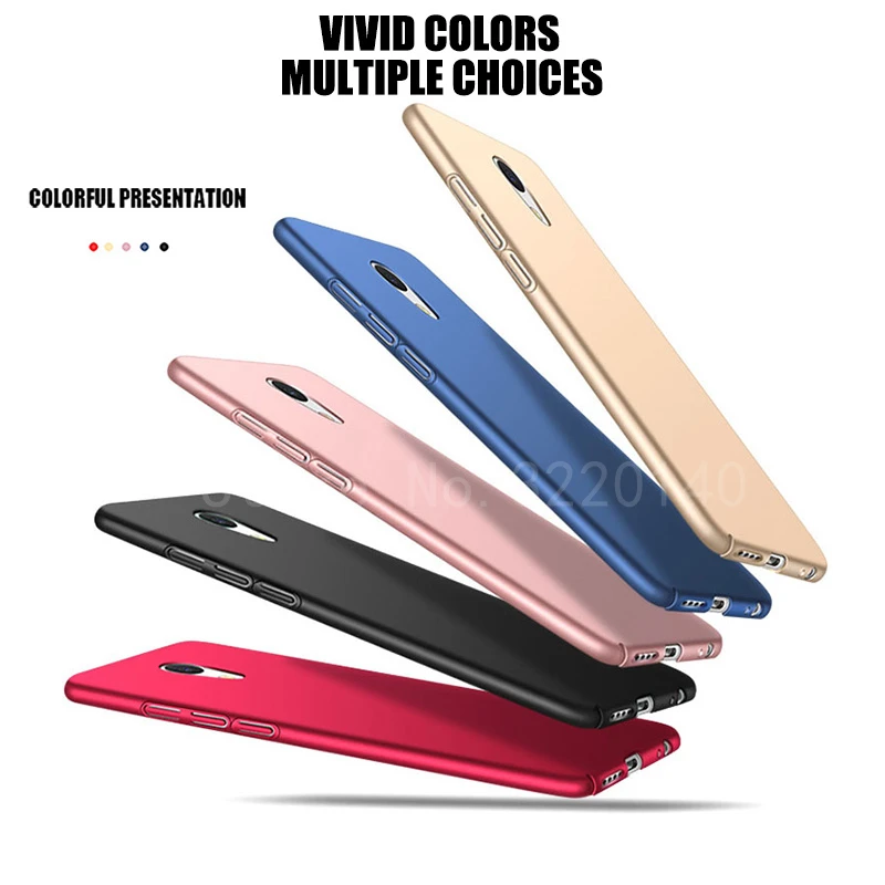 Slim Hard Back Frosted Plastic Matte Cases For Meizu M3 M6 M5 note Case PC Full Scrub Cover For meizu M3s M5s M5c A5 u10 U20 Bag6