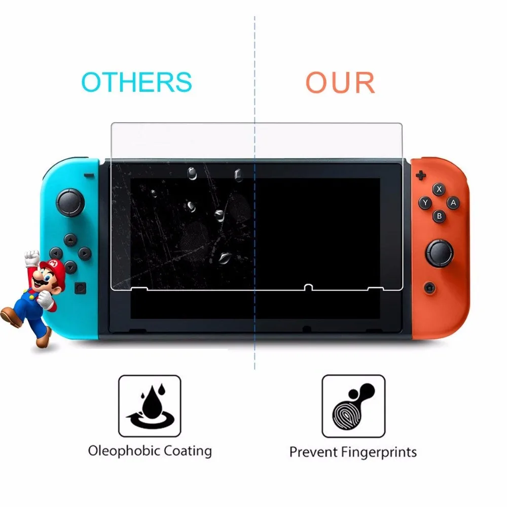 Suntaiho Tempered Glass for Nintendo Switch 3ds Ultra HD Protective Film Nintendos Switch Screen Protector for Nintend Switch Suntaiho Tempered Glass for Nintendo Switch 3ds Ultra HD Protective Film Nintendos Switch Screen Protector for Nintend Switch
