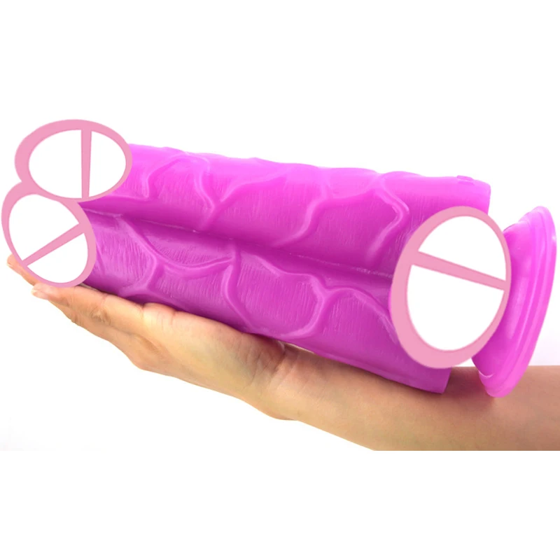 Double Dildo Silicone Realistic Penis Massager Sex toys for Adult Male Female Masturbation anal Plug Sextoys for woman sexshop