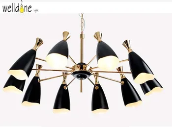 

Gold black white Pendant Lights Nordic Suspension Lighting Fixtures For Living room Hotel bedroom restaurant Showroom Led