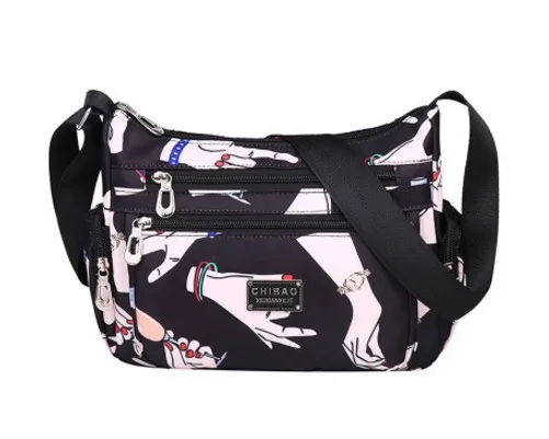 NIYOBO женская сумка через плечо с цветочным принтом, повседневные сумки на плечо, водонепроницаемая нейлоновая сумка через плечо, дорожная сумка для мам - Цвет: 3