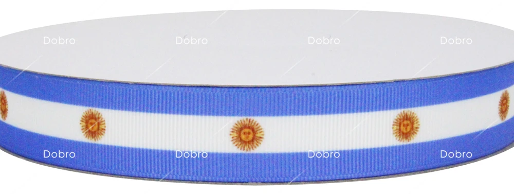 18 вариантов американские страны логотип национального флага печатные корсажные ленты для DIY волос Детские ремесла вечерние подарки украшения дома - Цвет: GQ004