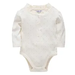 Kavkas/2019 комбинезон для маленьких девочек зимняя теплая одежда с длинным рукавом Хлопок Bebes одежда новорожденных