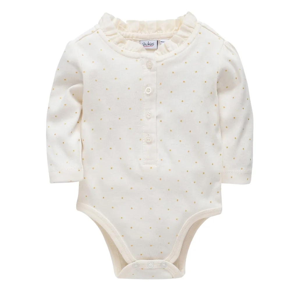 

Kavkas 2019 Baby Girls Romper Winter Warm Clothes Long Sleeve Cotton Bebes Wear Newborn Clothing