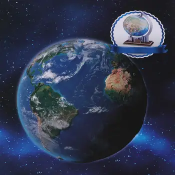 

3D Puzzle Paper Planet Globe Model DIY Craft Decoration Science Learning Educational Toys Birthday Gift for Children Toddler Kid