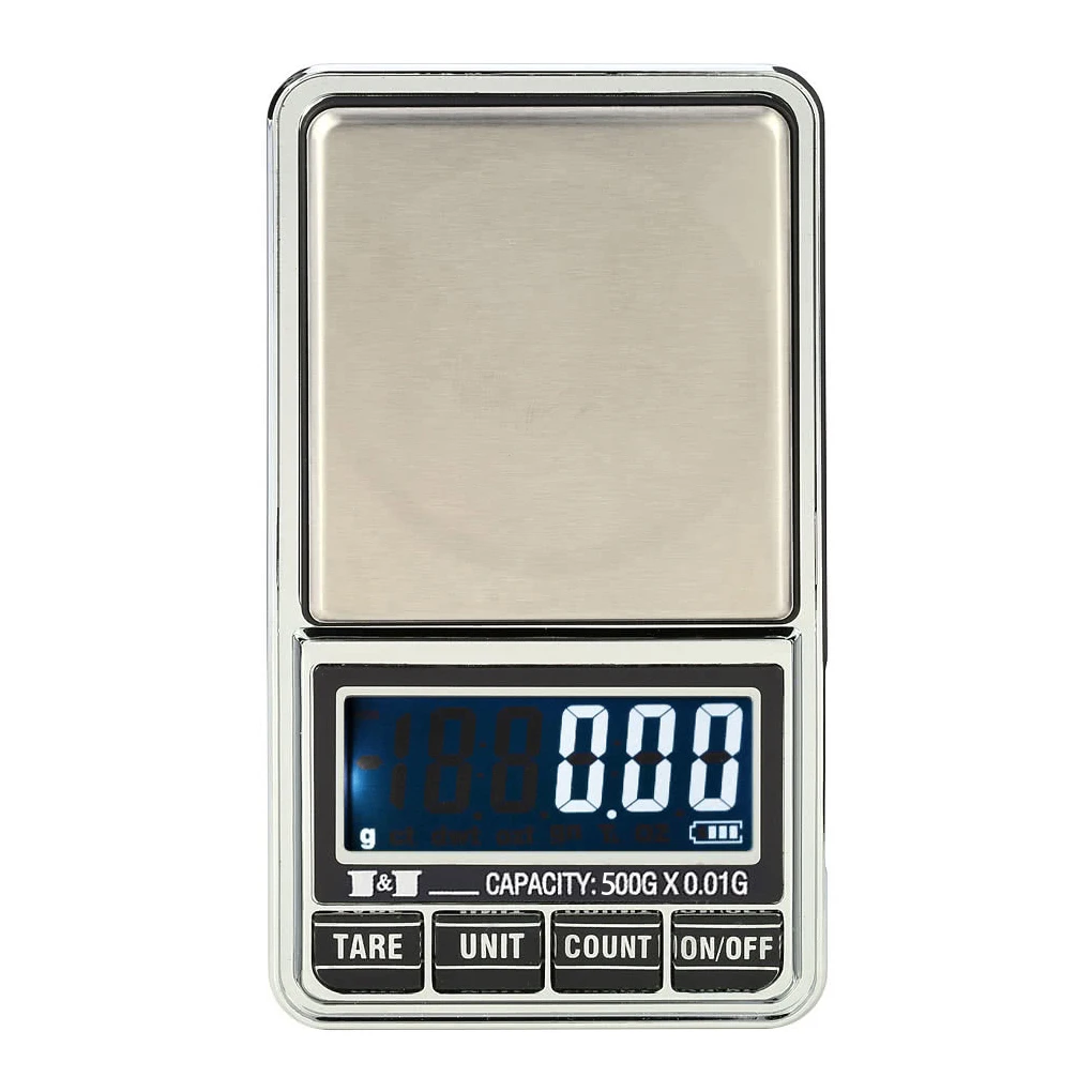 

500g/0.01g Mini LCD Digital Pocket Jewelry Scale Precision Balance Electronic Scale Weighing Tools 12x6.6x1.8cm
