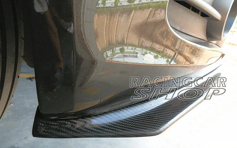 O Style Real Carbon Fiber FRONT LIP SPOILER SPLITTER FOR VW Volkswagen SCIROCCO STANDARD BUMPER