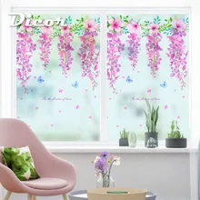 DICOR пленка на окно пленка цветы романтическая матовая непрозрачная стеклянная наклейка для домашнего декора цифровая печать BLT1661