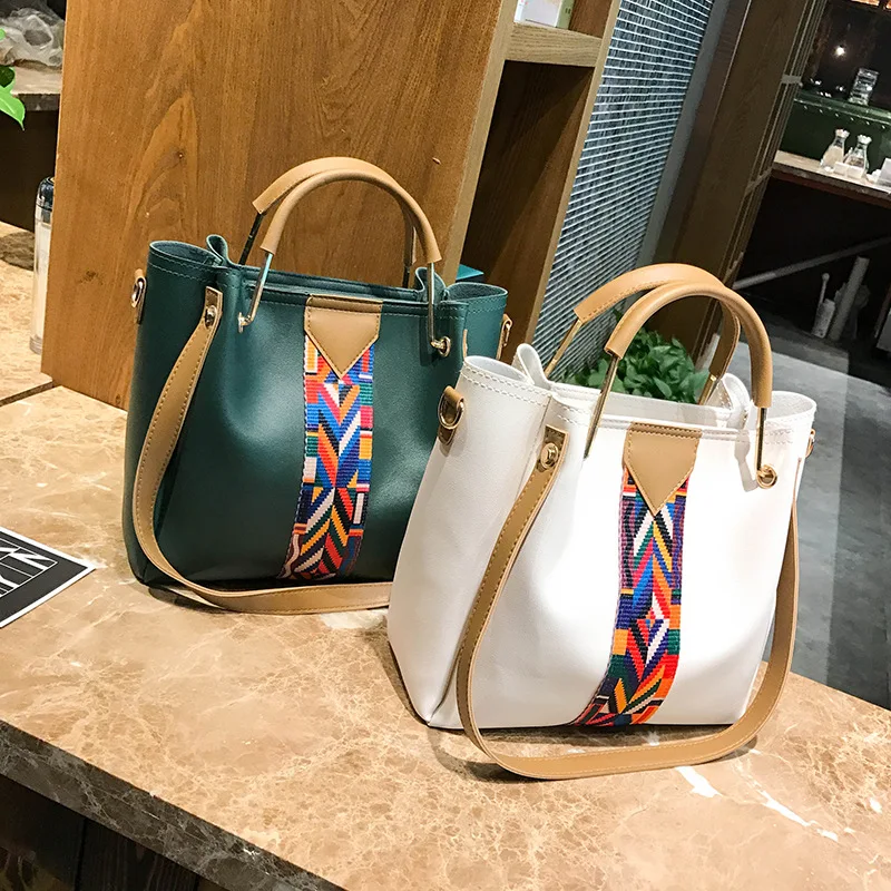 

JIULINWomen's bag 2019 new Korean version fashion multi-piece bag handheld single-shoulder oblique satchel four-piece package