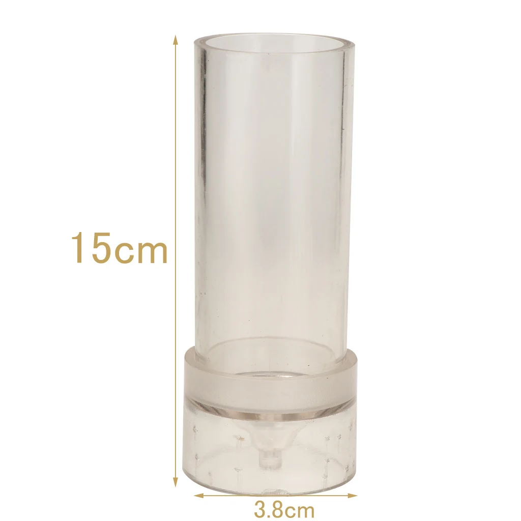 DIY Candle Mold Spire Cylinder Plastic Mould  High Temperature Resistance for Candle Making Craft Stencil Handmade Soap Mold