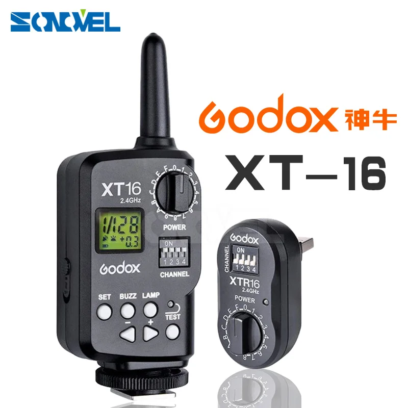 Беспроводной триггер вспышки Godox XT 16 2 4G + приемник для передатчика X1C X1N Wistro