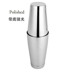 Professional Bar Cocktail Shaker Set: Premium Weighted 2-Piece (Polished)
